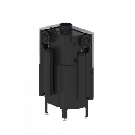 Каминная топка Hitze ALBERO 9 KW правосторонняя гильотина с водяным контуром