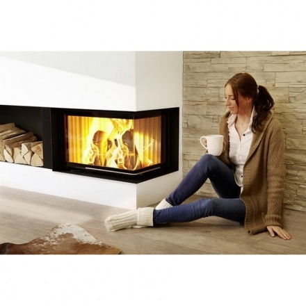 Каминная топка Brunner Eck-Kamin 45/67/44 подъёмный механизм