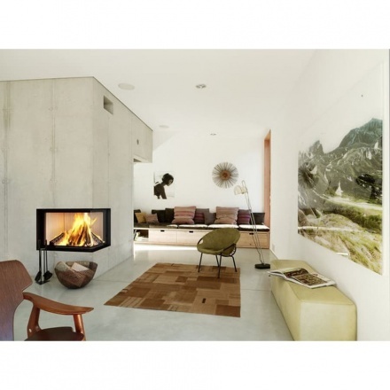 Каминная топка Brunner Eck-Kamin 57/82/48 подъёмный механизм