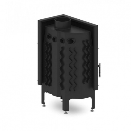 Каминная топка Hitze ALBERO 9 KW правосторонняя горизонтальная