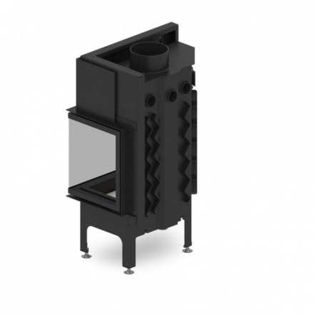 Каминная топка Hitze ALBERO 9 KW правосторонняя горизонтальная