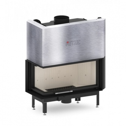 Каминная топка Hitze ALBERO 19 KW левосторонняя горизонтальная гильотина
