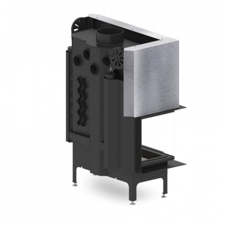Каминная топка Hitze ALBERO 19 KW левосторонняя горизонтальная гильотина