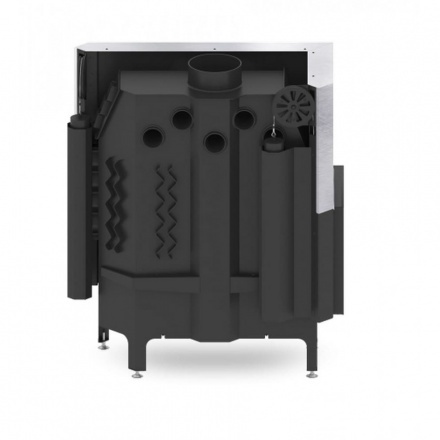 Каминная топка Hitze ALBERO 19 KW левосторонняя горизонтальная гильотина