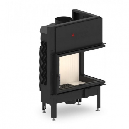 Каминная топка Hitze ALBERO 14 KW правосторонняя горизонтальная