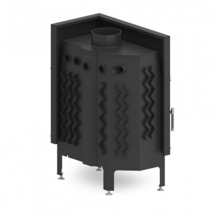 Каминная топка Hitze ALBERO 14 KW правосторонняя горизонтальная