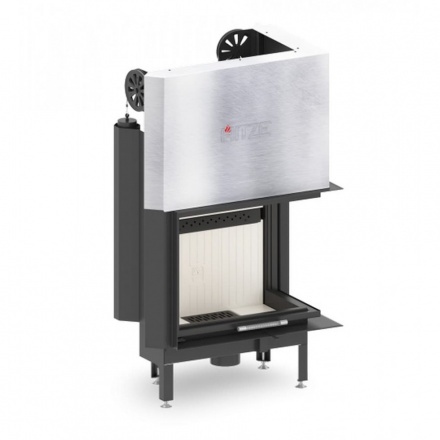 Каминная топка Hitze ALBERO 16 KW правосторонняя горизонтальная гильотина