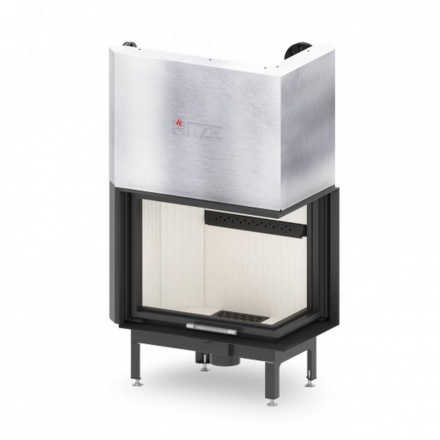 Каминная топка Hitze ALBERO 16 KW правосторонняя горизонтальная гильотина