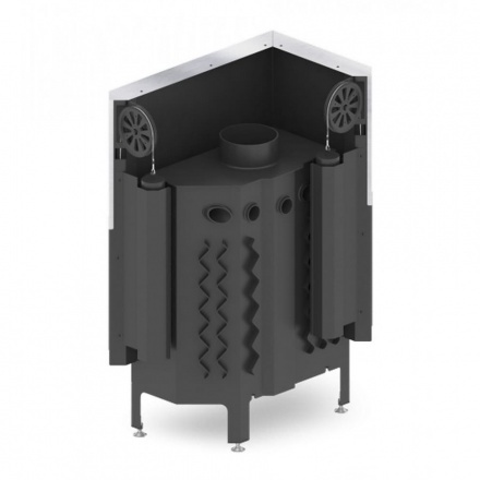 Каминная топка Hitze ALBERO 14 KW левосторонняя горизонтальная гильотина