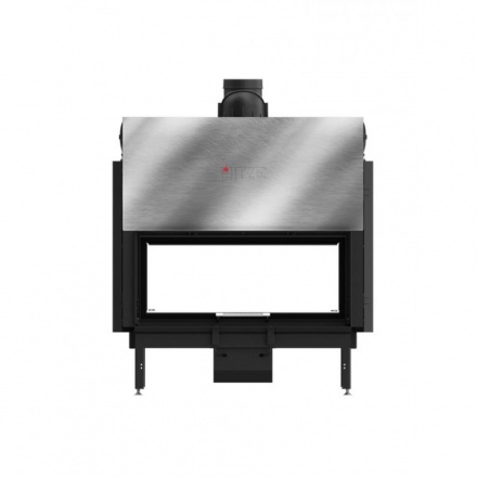 Каминная топка Hitze ARDENTE DUO105x43.DGS гильотина тоннельное стекло
