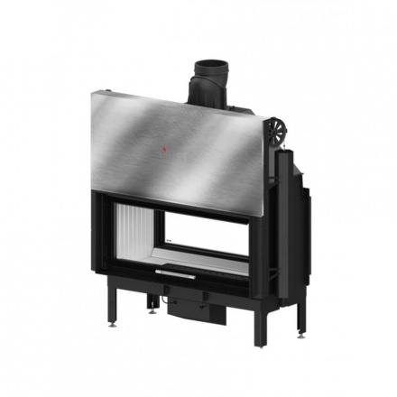 Каминная топка Hitze ARDENTE DUO105x43.DGS гильотина тоннельное стекло
