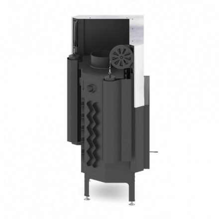 Каминная топка Hitze ALBERO 14 KW правосторонняя горизонтальная гильотина