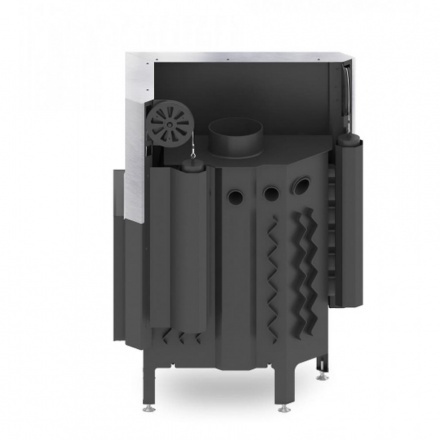 Каминная топка Hitze ALBERO 14 KW правосторонняя горизонтальная гильотина