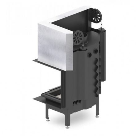 Каминная топка Hitze ALBERO 14 KW правосторонняя горизонтальная гильотина