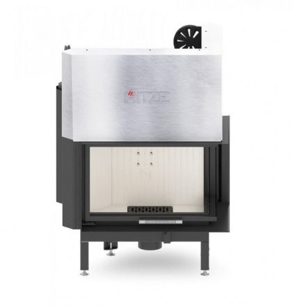 Каминная топка Hitze ALBERO 14 KW правосторонняя горизонтальная гильотина