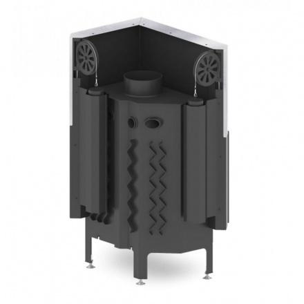 Каминная топка Hitze ALBERO 11 KW правосторонняя горизонтальная гильотина