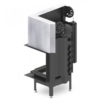 Каминная топка Hitze ALBERO 11 KW правосторонняя горизонтальная гильотина