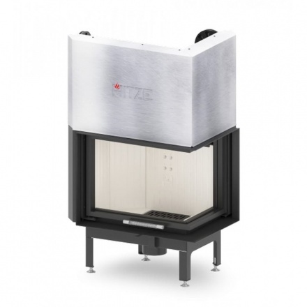 Каминная топка Hitze ALBERO 11 KW правосторонняя горизонтальная гильотина