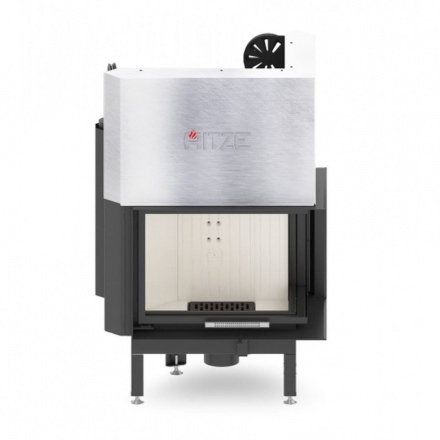 Каминная топка Hitze ALBERO 11 KW правосторонняя горизонтальная гильотина