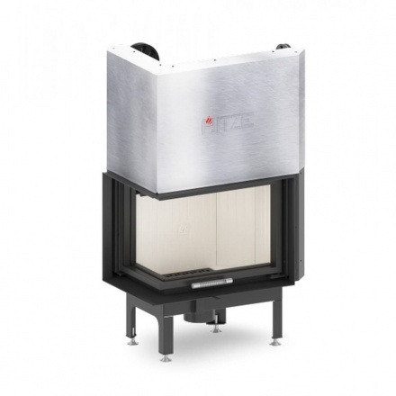 Каминная топка Hitze ALBERO 9 KW левосторонняя горизонтальная гильотина