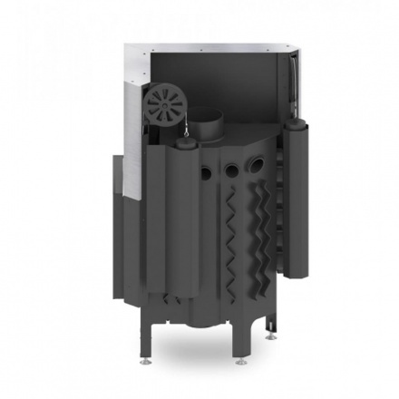 Каминная топка Hitze ALBERO 9 KW правосторонняя горизонтальная гильотина