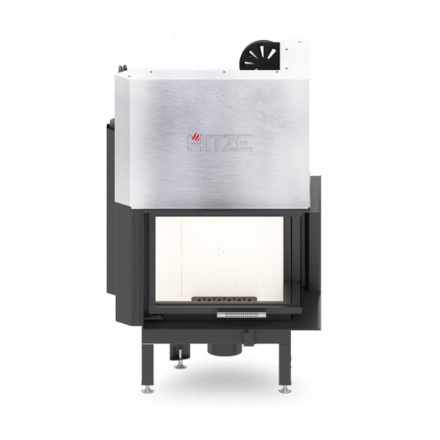 Каминная топка Hitze ALBERO 9 KW правосторонняя горизонтальная гильотина