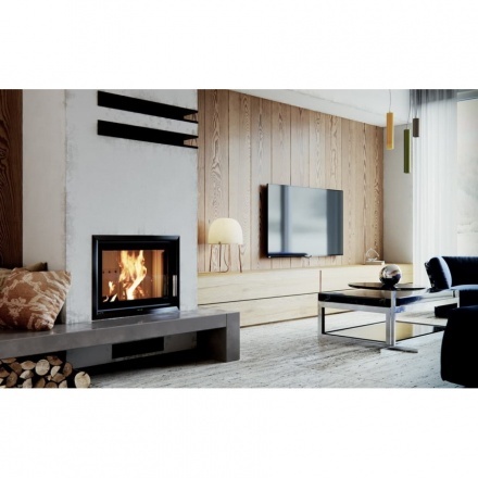 Каминная топка DEFRO HOME RIVA SM SHORT с водяным контуром