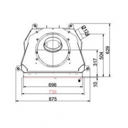 Каминная топка Brunner Kompakt-Kamine 51/67 с боковым открыванием