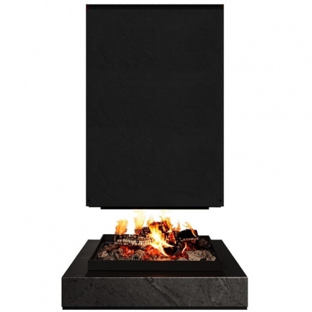 Топка-камин Brunner Urfeuer 4free 70 , открытая