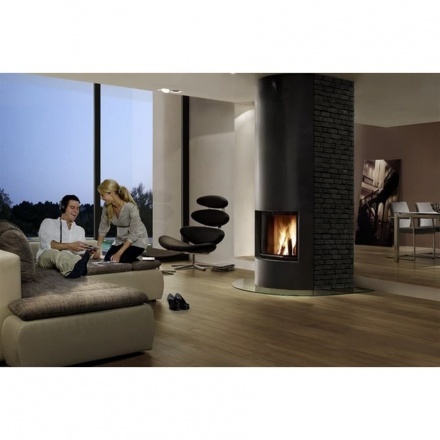 Каминная топка Brunner Kompakt-Kamine 57/67 радиусное стекло