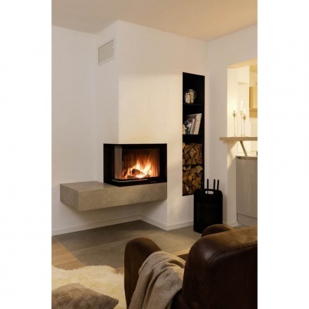 Каминная топка Brunner Eck-kamin 42/57/30 подъемный механизм двери