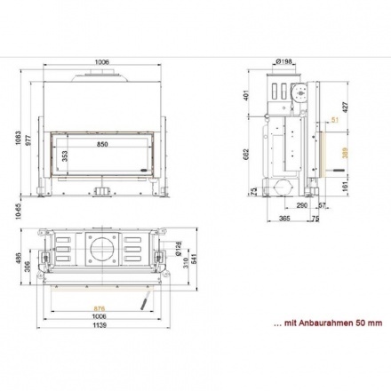 Каминная топка Brunner Architektur-Kamin 38/86