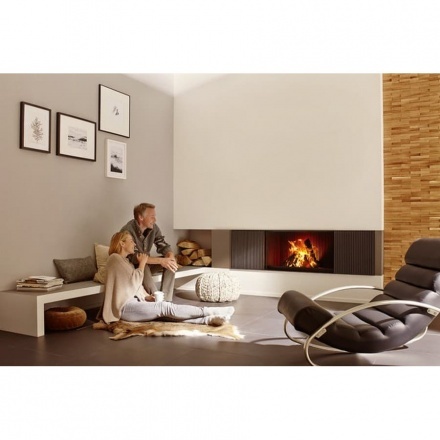 Топка-камин Brunner Urfeuer 50/88 прямой , открытая