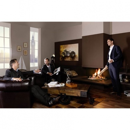 Топка-камин Brunner Urfeuer 50/44/88/44 панорама , открытая