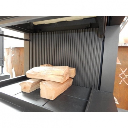 Топка-камин Brunner Urfeuer 50/44/88/44 панорама , открытая