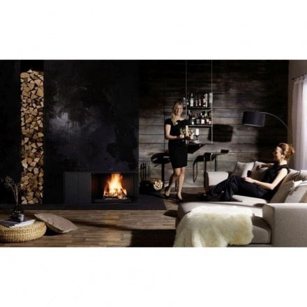 Топка-камин Brunner Urfeuer 50/66/44 угловой , открытая