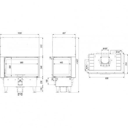 Каминная топка DEFRO HOME INTRA ME BP G