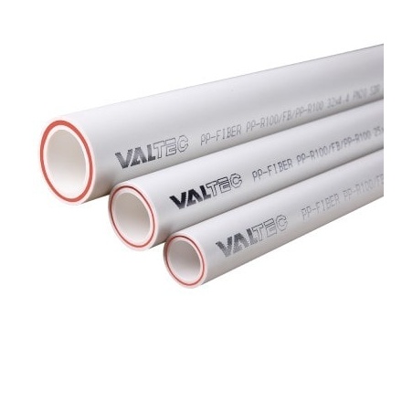 Полипропиленовая труба VALTEC 25 PP-FIBER PN 20 армированная стекловолокном