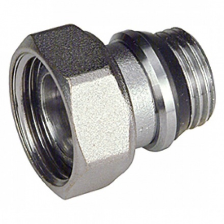 Хромированный отвод с накидной гайкой 1/2"x3/8" Giacomini P15TG