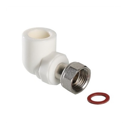 Угольник ПП с накидной гайкой Valtec