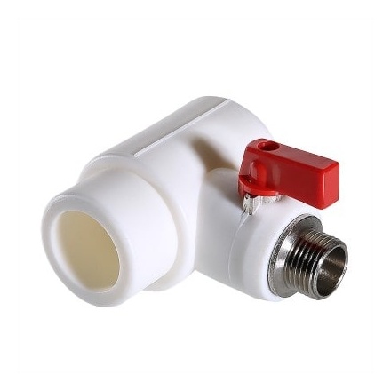 Тройник ПП Valtec коллекторный с шаровым краном