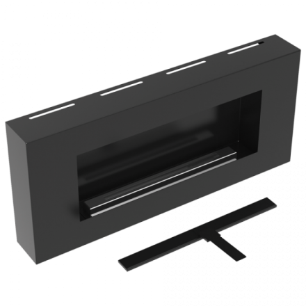 Биокамин Kratki Delta Flat черный