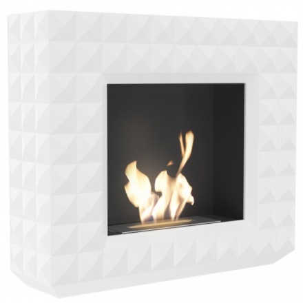 Портал с биокамином Kratki Egzul белый