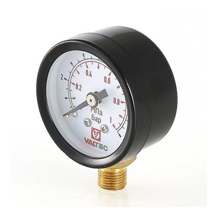 Манометр Valtec VT.TM40.D с нижним подключением 