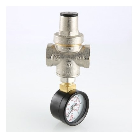 Редуктор давления поршневой Valtec 1/2 с фильтром и манометром