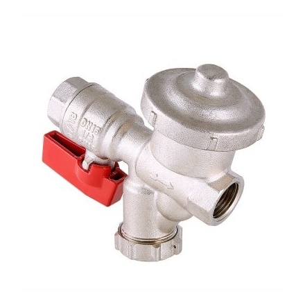 Кран шаровой Valtec 1/2 VT.300.N со встроенным фильтром и редуктором