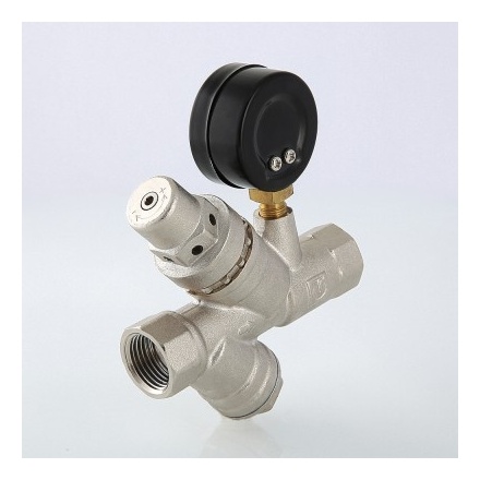 Подпиточный клапан Valtec 1/2 VT.515.N с фильтром и манометром