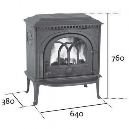 Чугунная печь камин Jotul F8