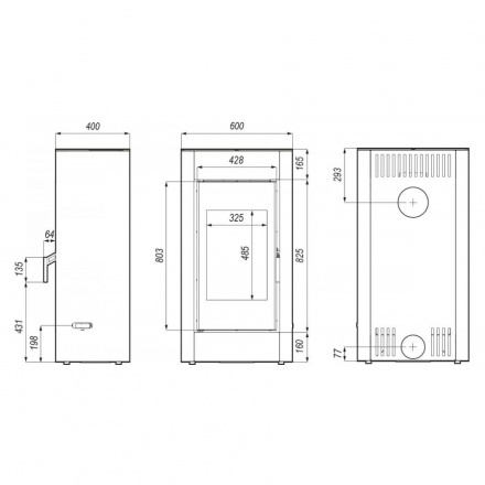 Печь-камин DEFRO HOME SOLUM