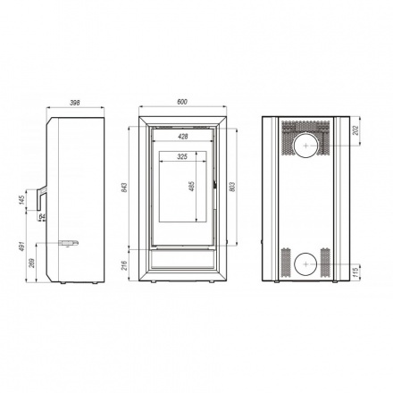 Печь-камин DEFRO HOME IGNIS